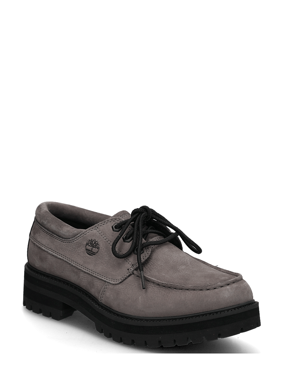 Timberland - LACE UP SHOE - schnürstiefel - dk grey nubuck - 0