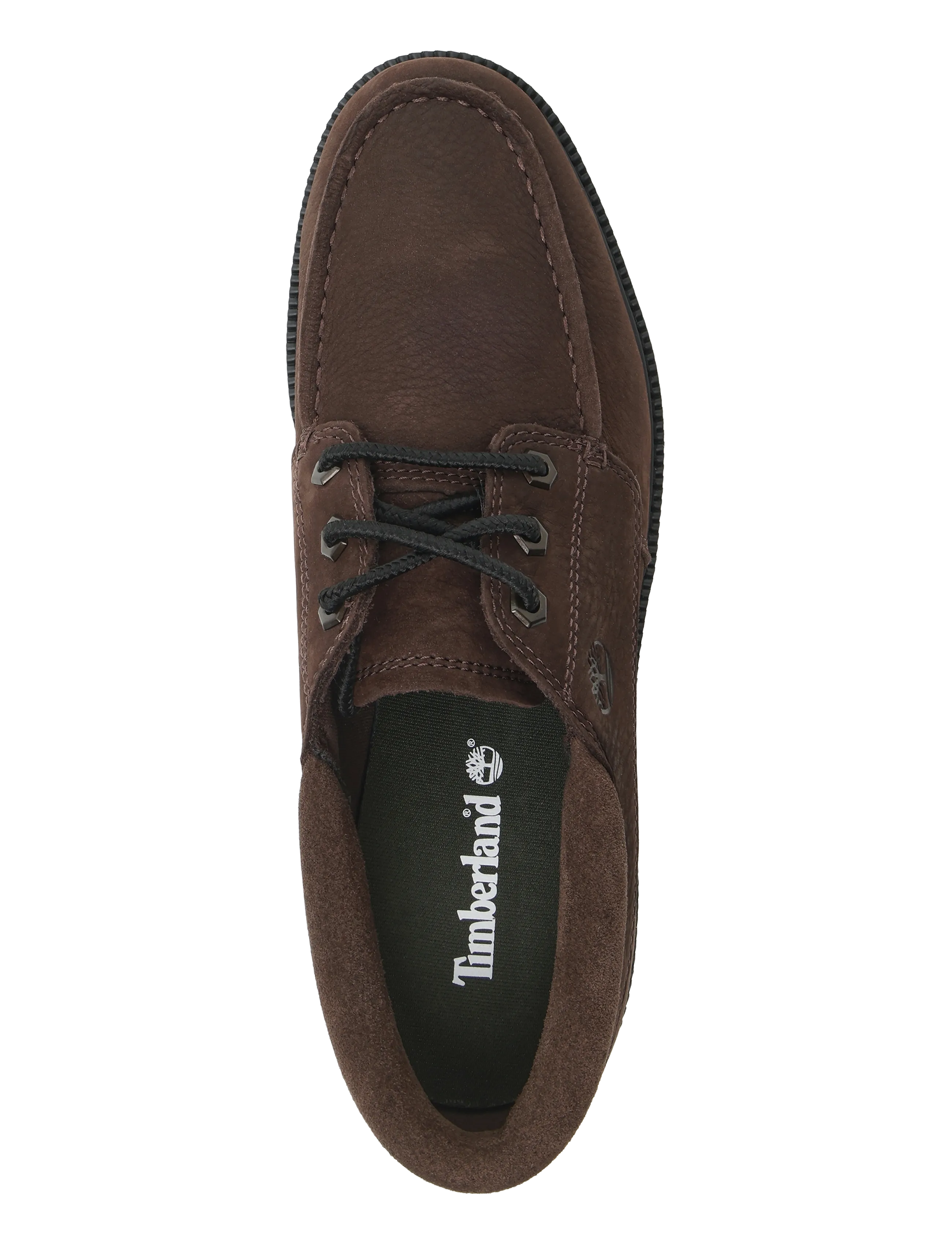 Timberland - LACE UP SHOE - dk brn nubuck - 3