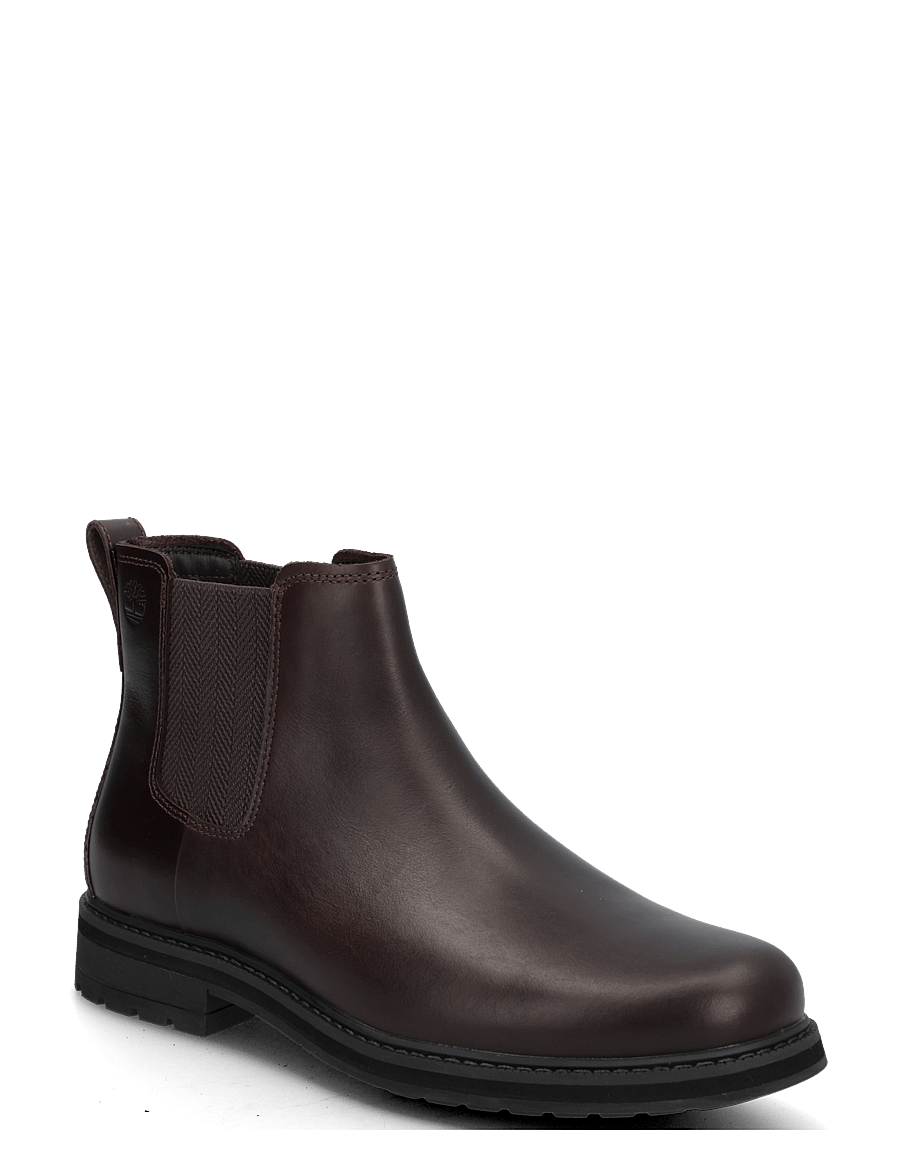 Timberland - MID CHELSEA BOOT - chelsea boots - dk brn f grain - 0