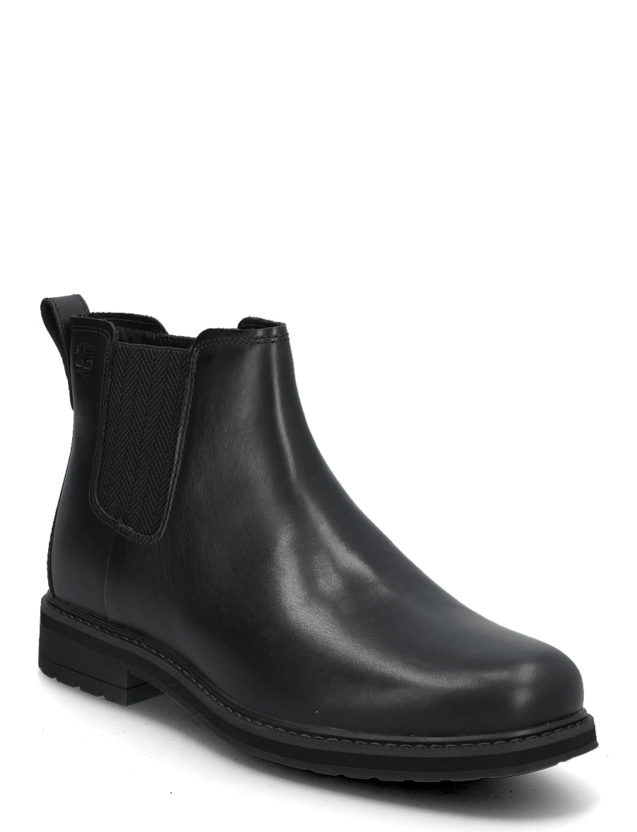 Timberland - MID CHELSEA BOOT - chelsea boots - blk full grain - 0