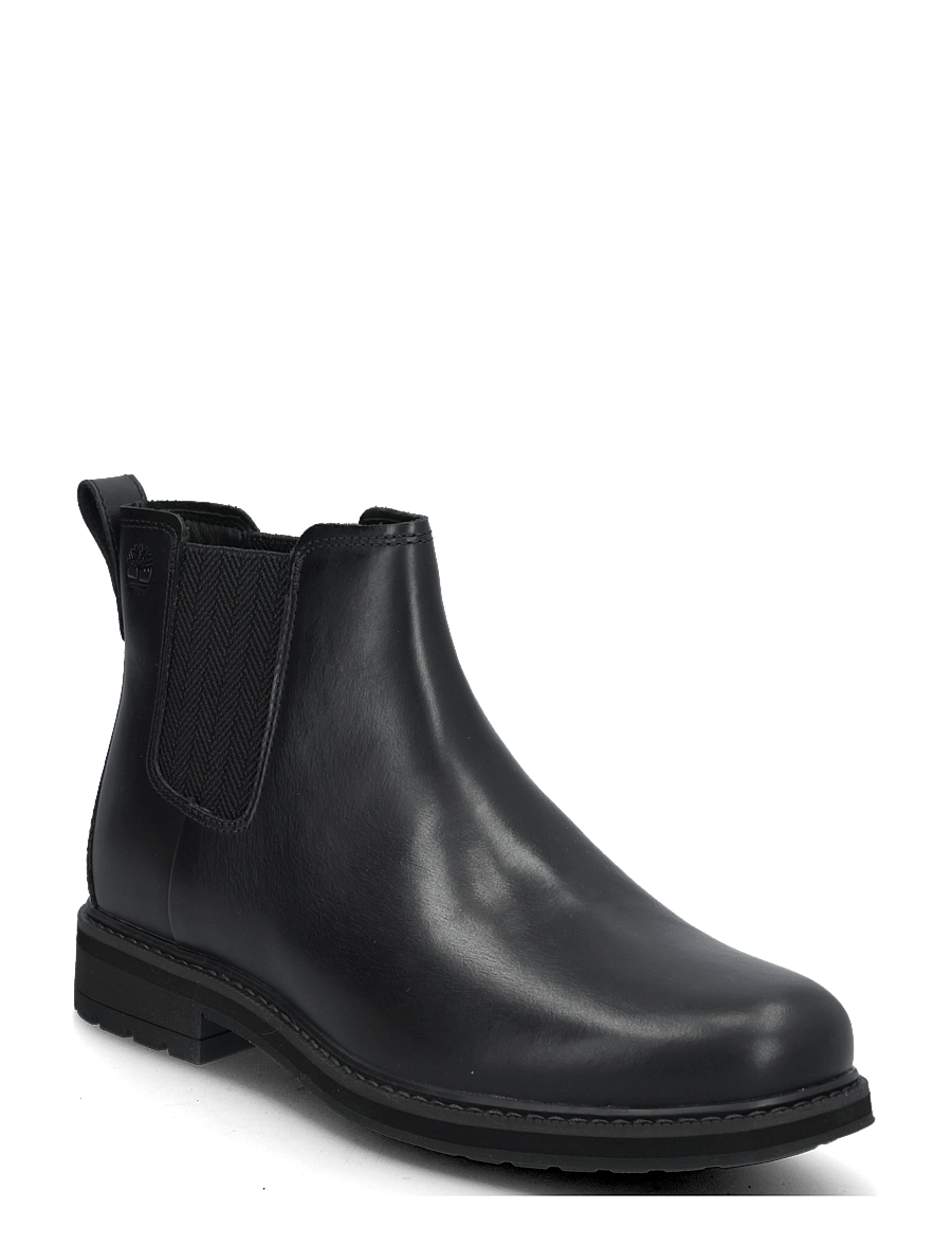 Timberland - MID CHELSEA BOOT - blk full grain - 0