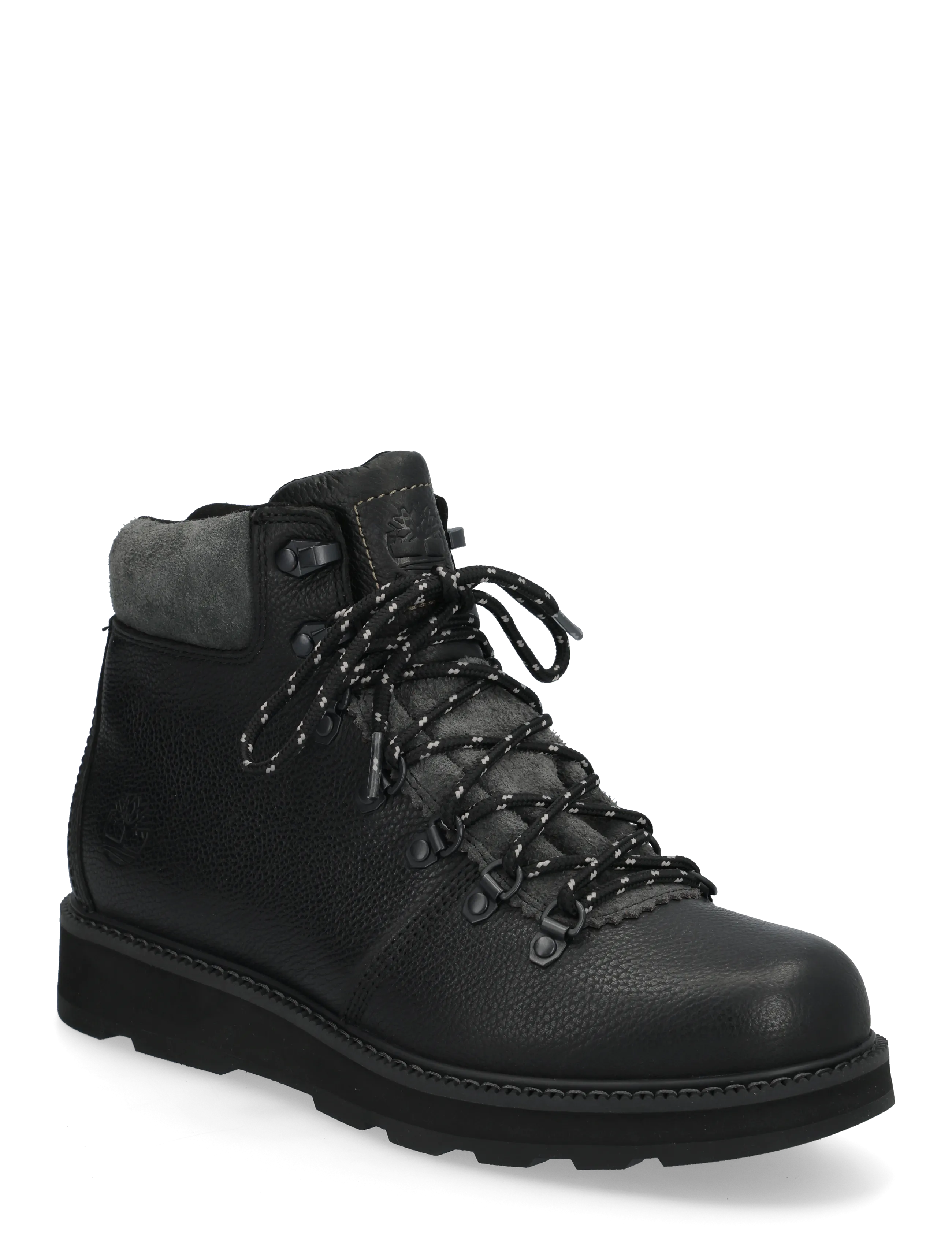 Timberland MID LACE UP WATERPROOF BOOT - Rain boots - BLK FULL GRAIN / black