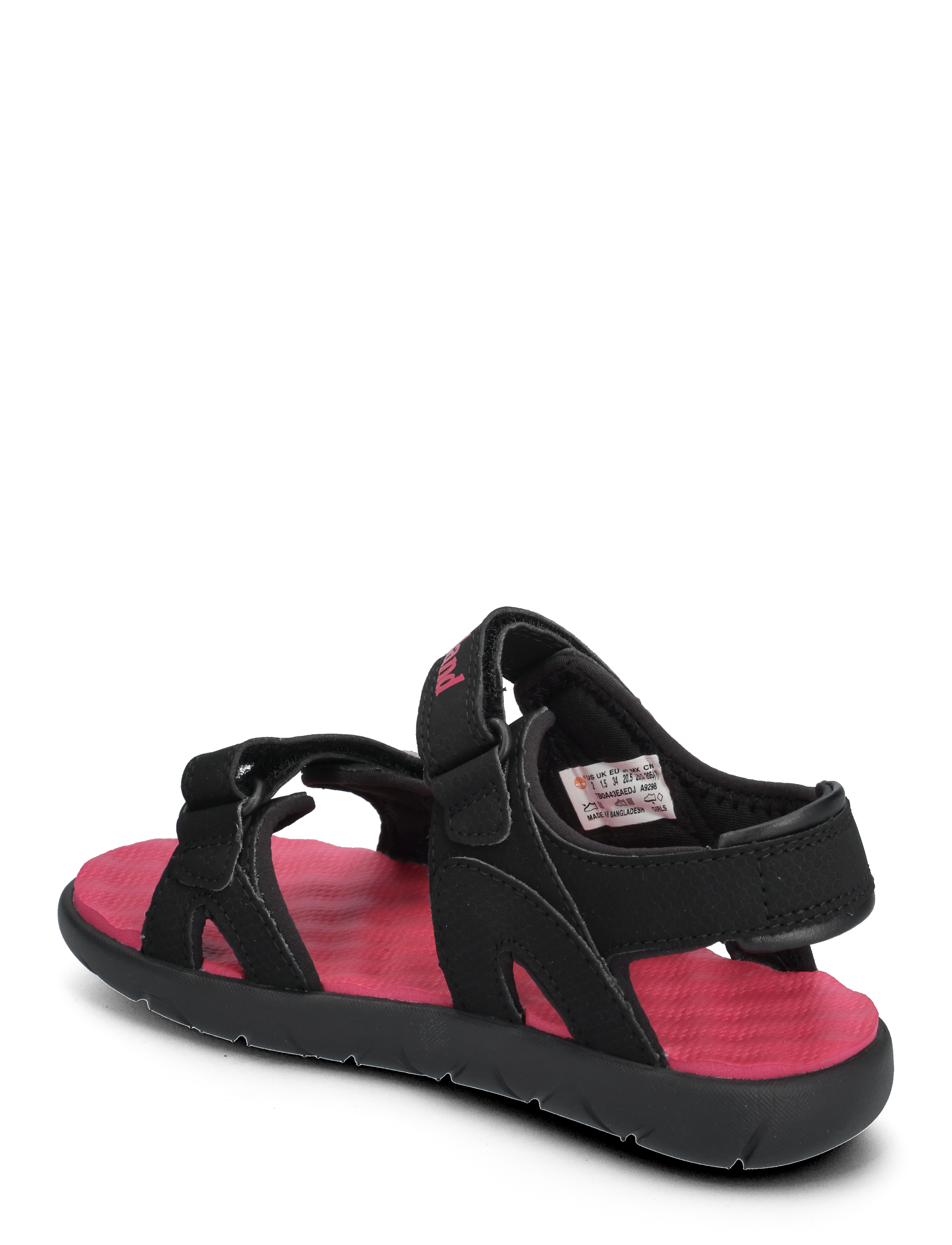 Timberland - Perkins Row BACKSTRAP SANDAL BLACK W BRIGHT PINK - gode sommertilbud - black w bright pink - 2