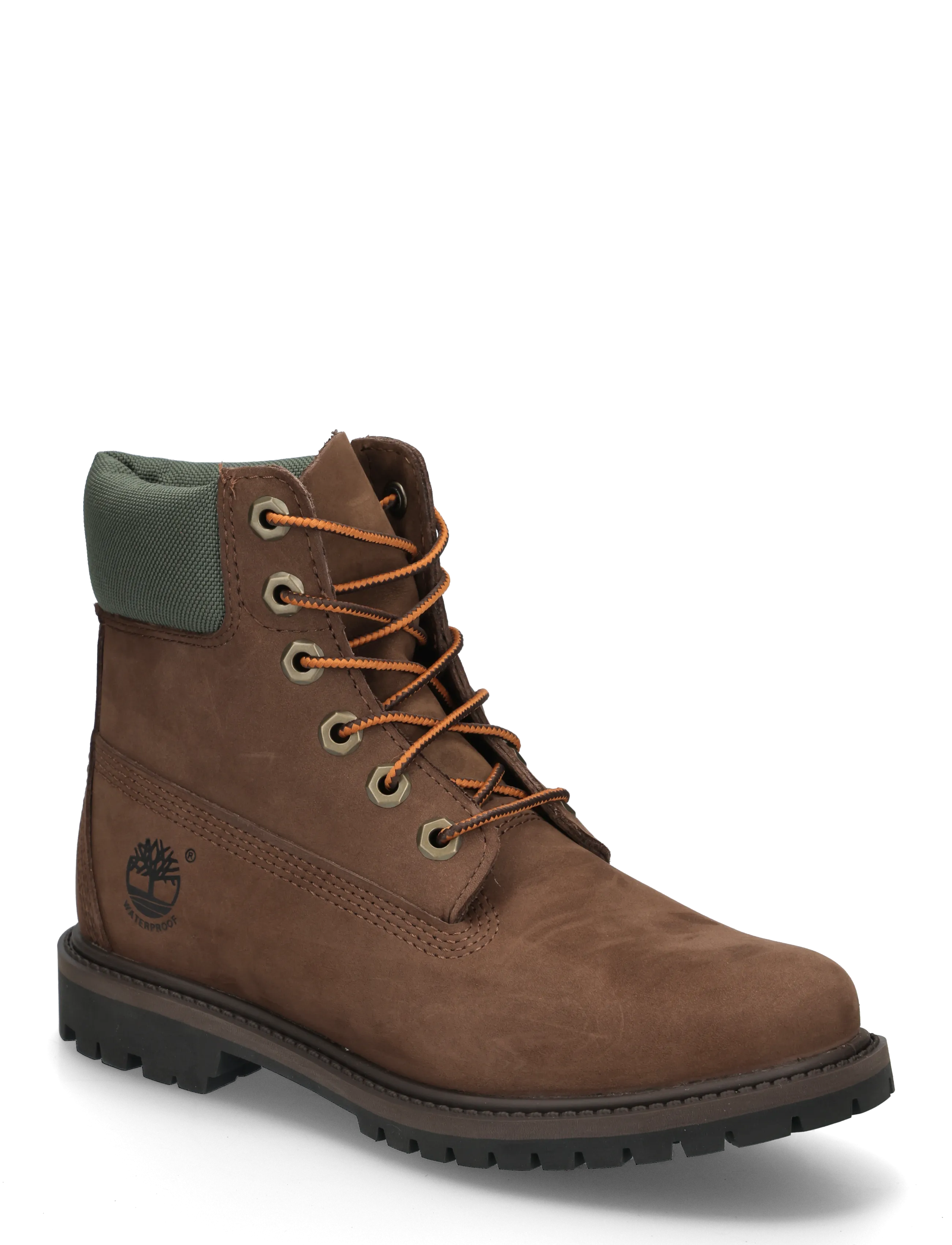 Timberland 6 INCH LACE UP WATERPROOF BOOT - Boots - ALL DK BRN NBK / brown