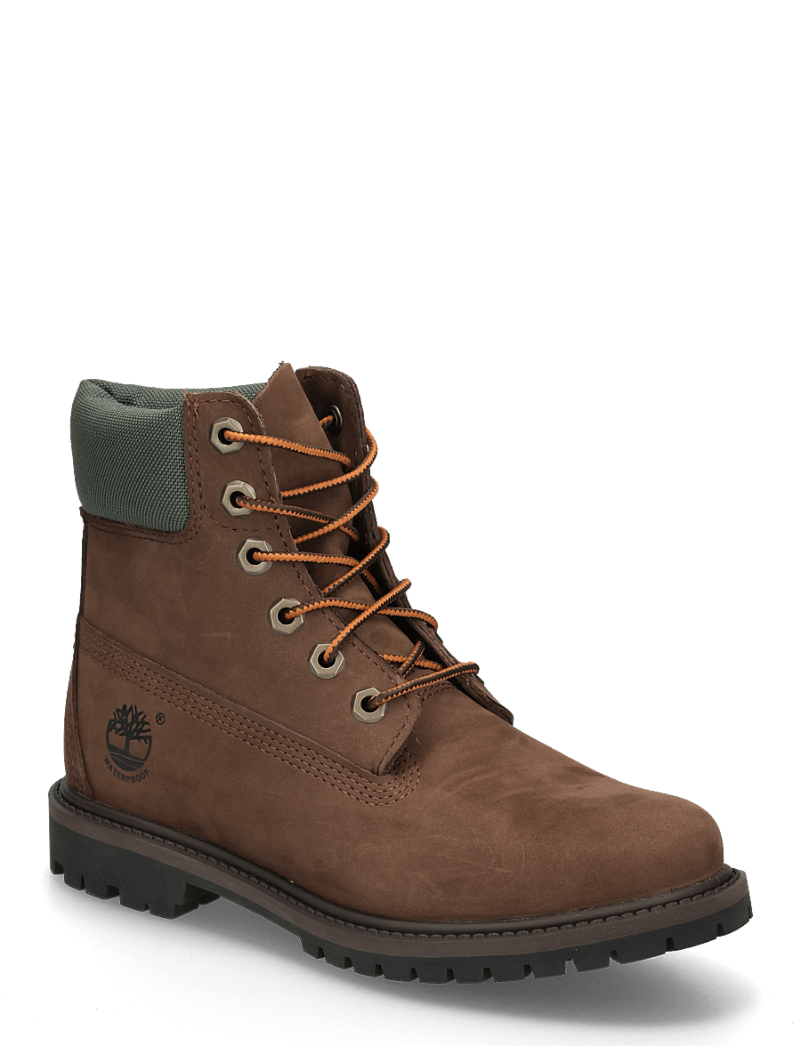 Timberland - 6 INCH LACE UP WATERPROOF BOOT - snørestøvler - all dk brn nbk - 0