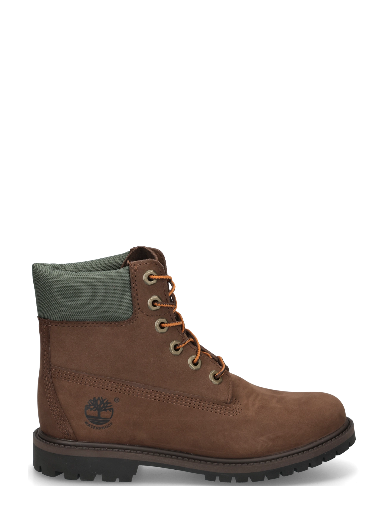 Timberland - 6 INCH LACE UP WATERPROOF BOOT - geschnürte stiefel - all dk brn nbk - 2