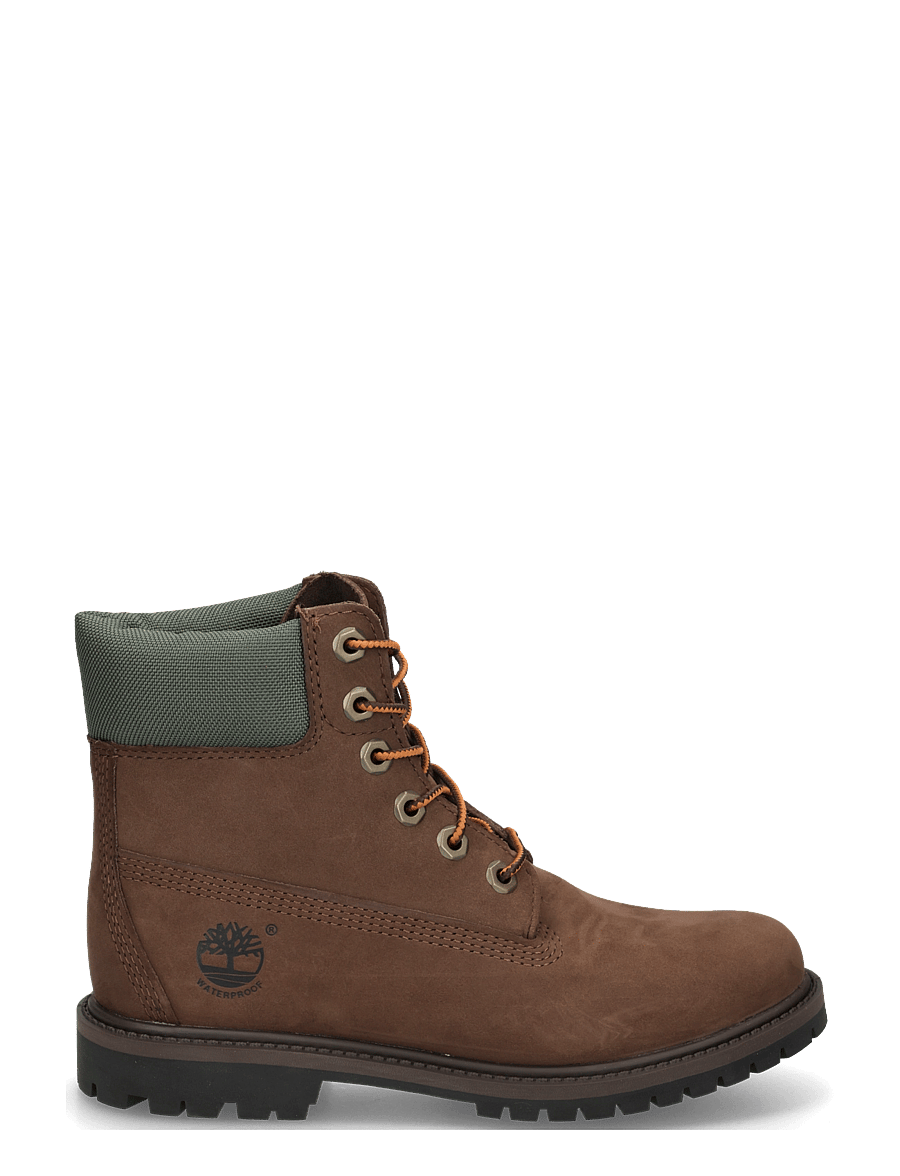 Timberland - 6 INCH LACE UP WATERPROOF BOOT - geschnürte stiefel - all dk brn nbk - 2