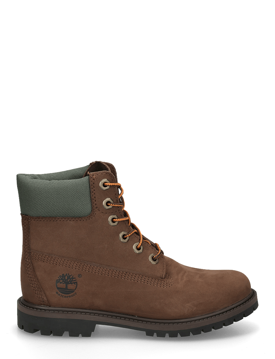 Timberland - 6 INCH LACE UP WATERPROOF BOOT - snørestøvler - all dk brn nbk - 2