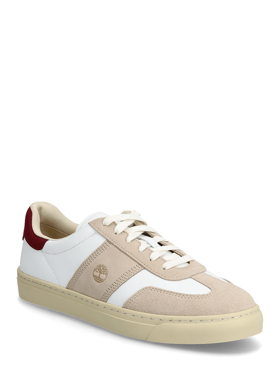 Timberland - Lisbon Street LOW LACE UP SNEAKER WHITE FULL GRAIN W LT BEI - madala säärega - white - 0