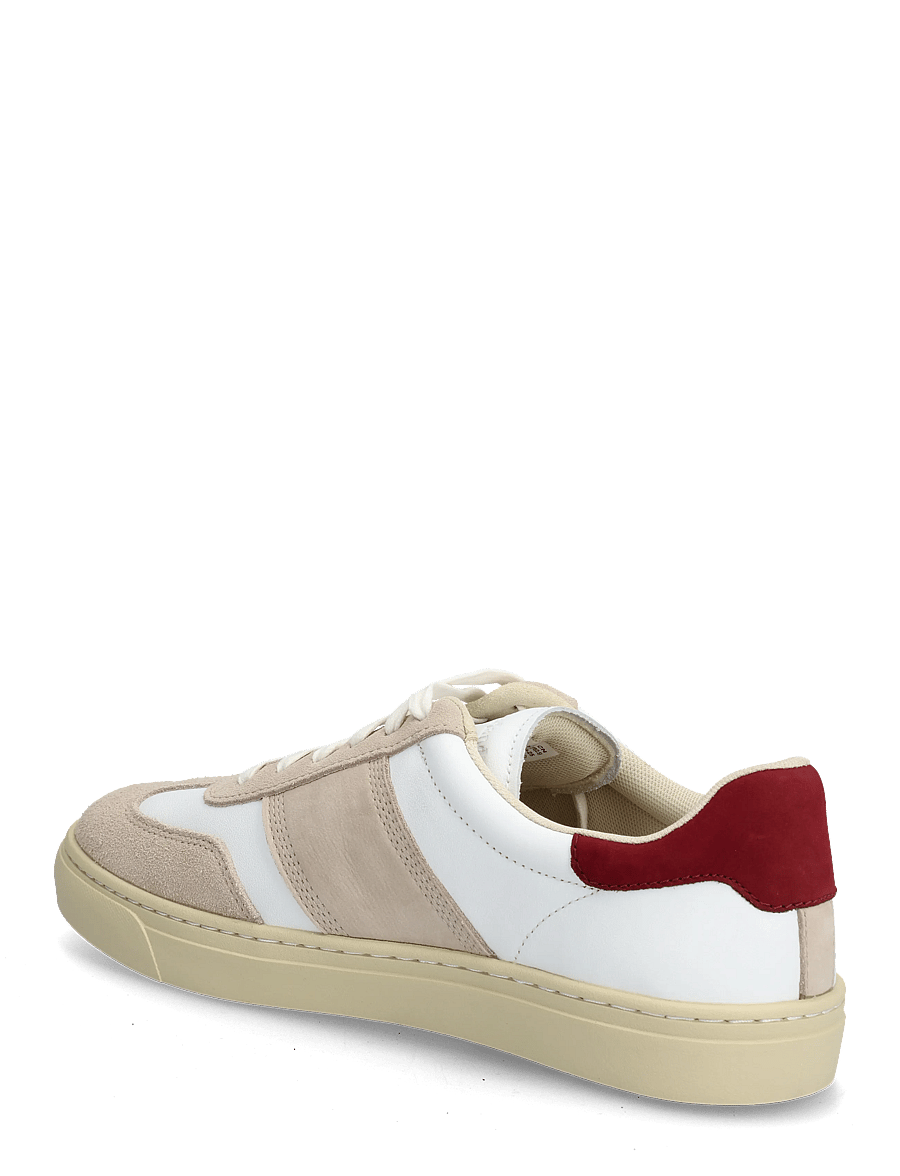 Timberland - Lisbon Street LOW LACE UP SNEAKER WHITE FULL GRAIN W LT BEI - madala säärega - white - 2
