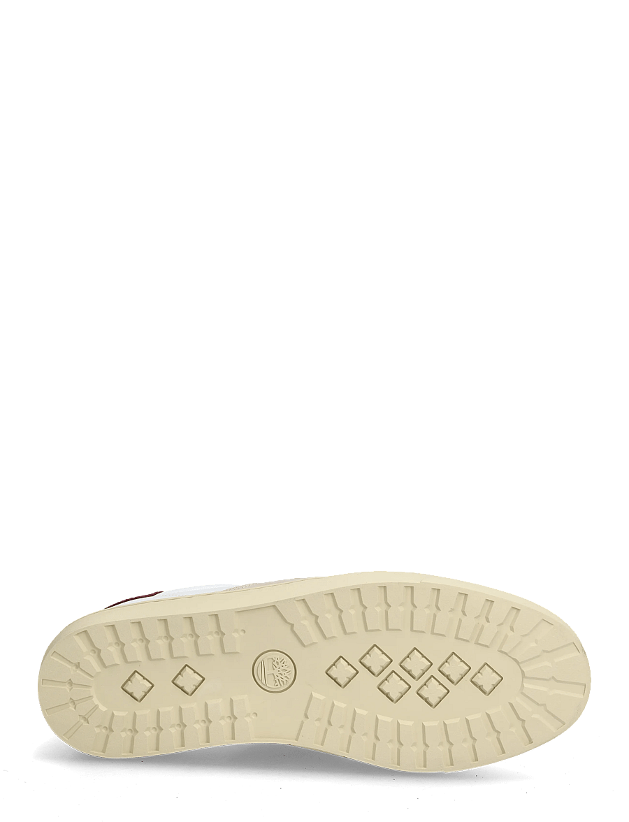 Timberland - Lisbon Street LOW LACE UP SNEAKER WHITE FULL GRAIN W LT BEI - madala säärega - white - 4