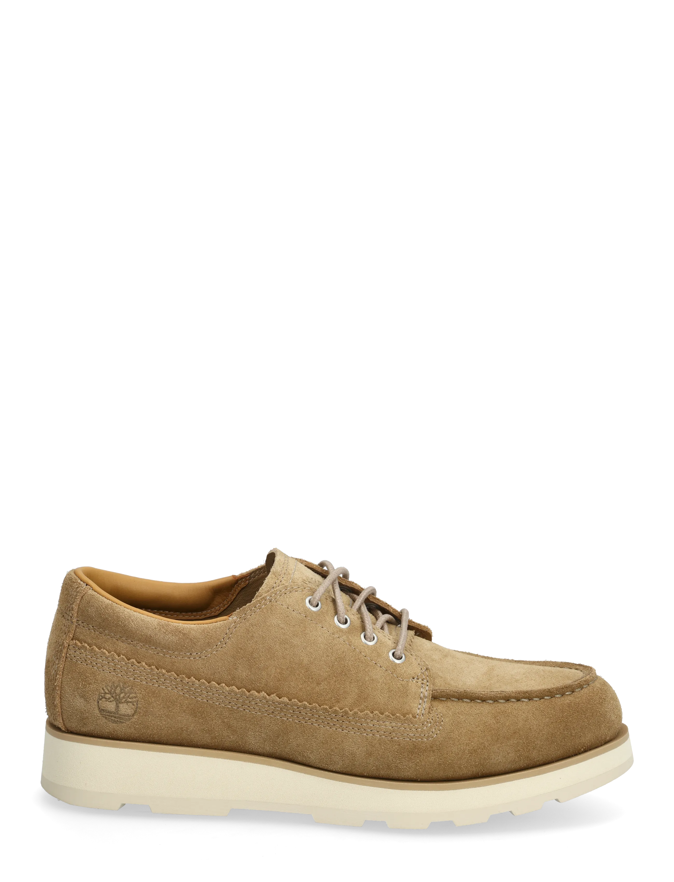 Britton Mills Lace Up Shoe Medium Beige Suede 2