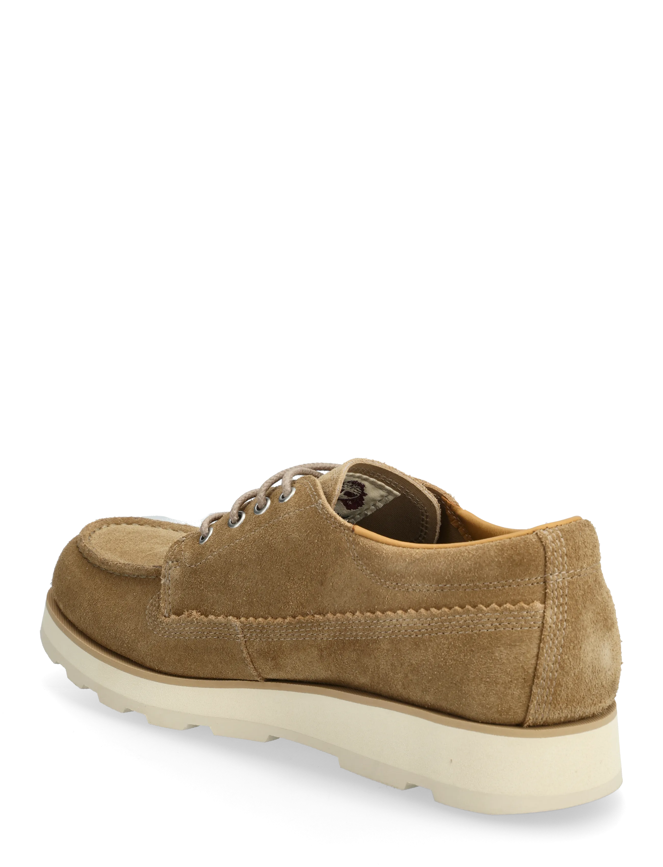 Britton Mills Lace Up Shoe Medium Beige Suede 3