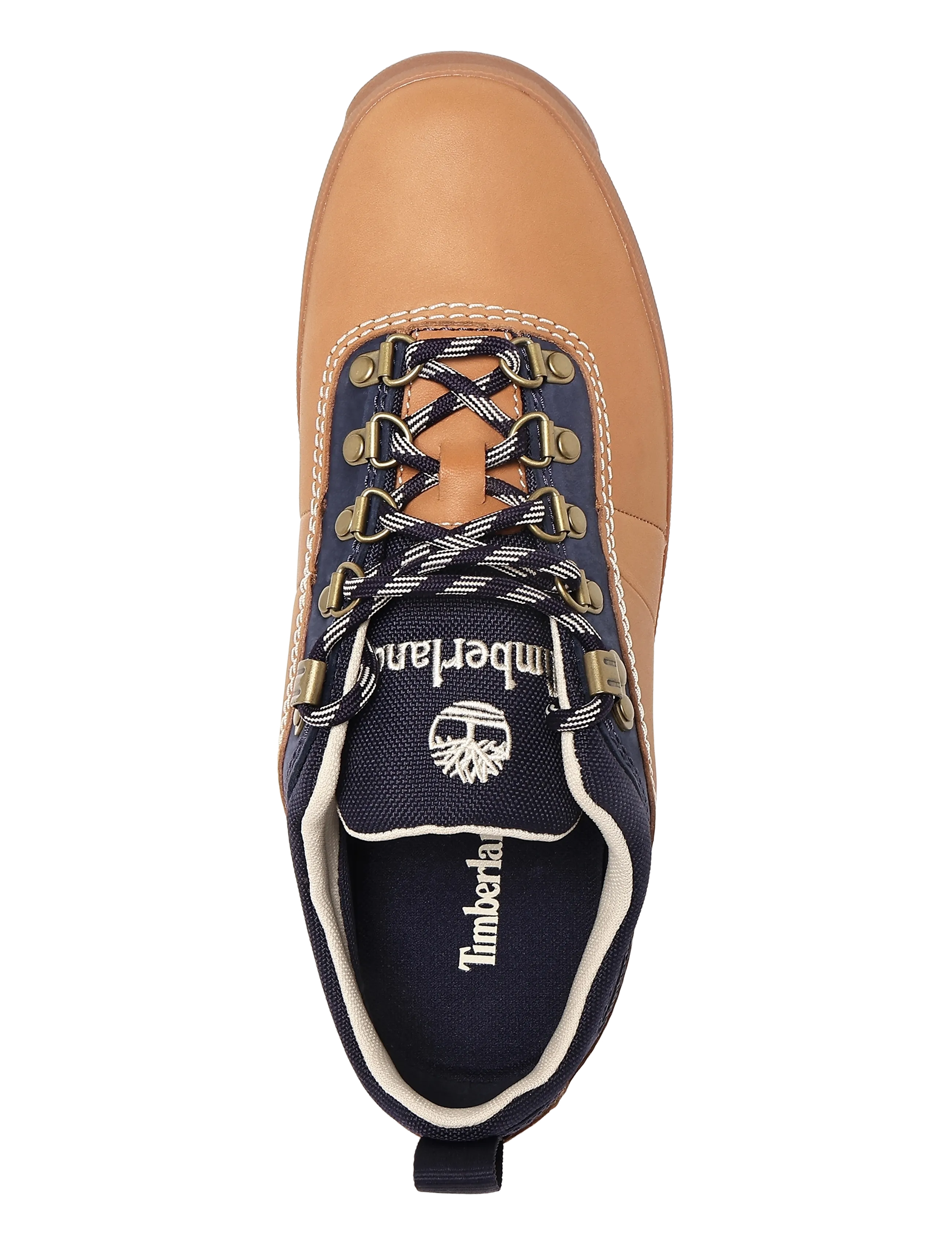 Timberland - LOW LACE UP SNEAKER - low tops - md brn f grain - 3