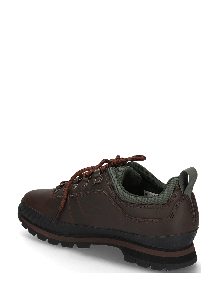 Timberland - LACE UP SHOE - schnürstiefel - dk brn f grain - 1