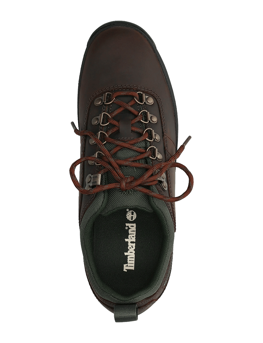 Timberland - LOW LACE UP SNEAKER - snørestøvler - dk brn f grain - 3