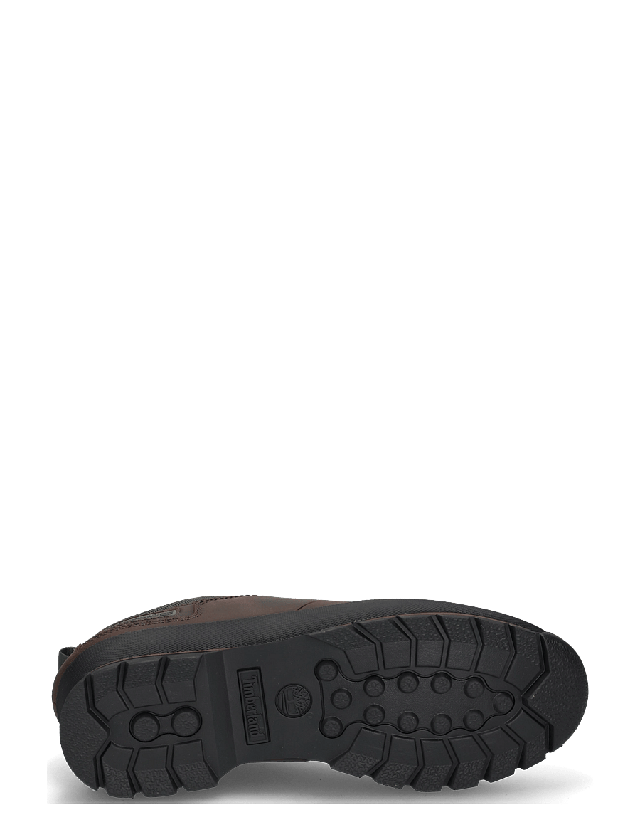 Timberland - LACE UP SHOE - schnürstiefel - dk brn f grain - 4