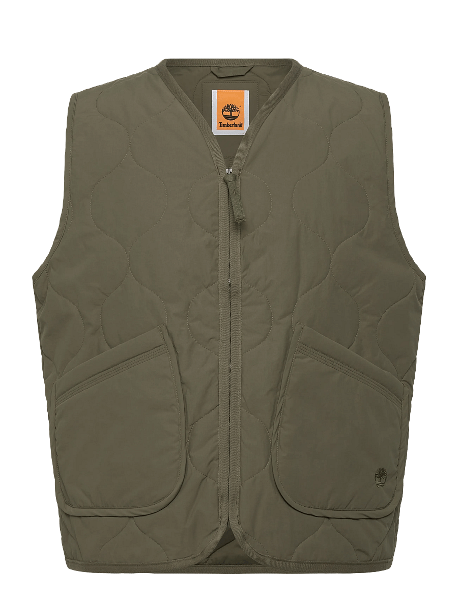 Timberland - Quilted Vest LEAF GREEN - västar - dark green - 1