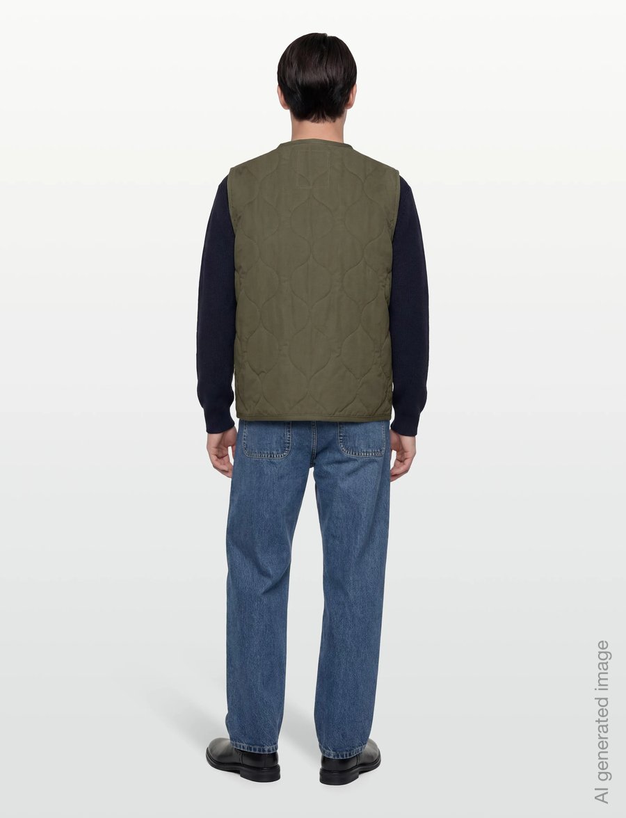 Timberland - Quilted Vest LEAF GREEN - västar - dark green - 4