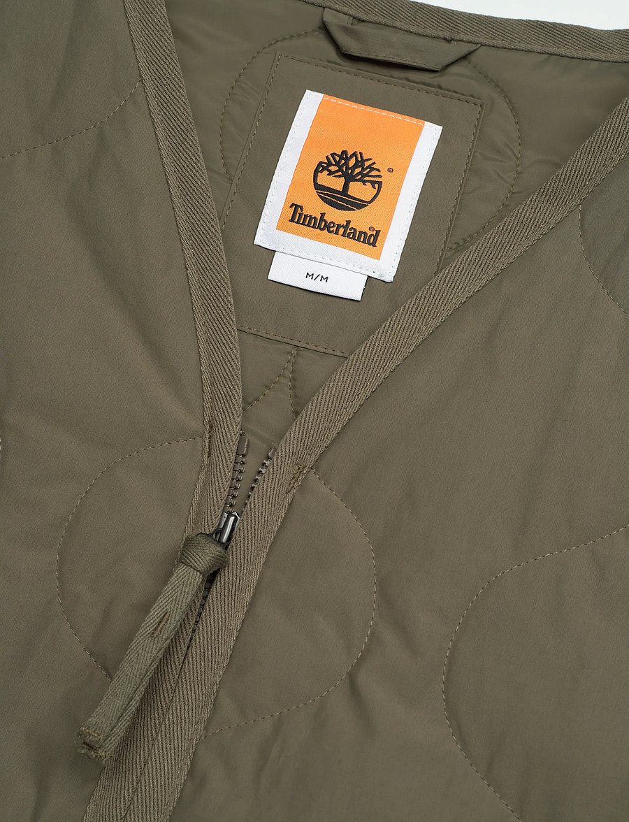 Timberland - Quilted Vest LEAF GREEN - västar - dark green - 5