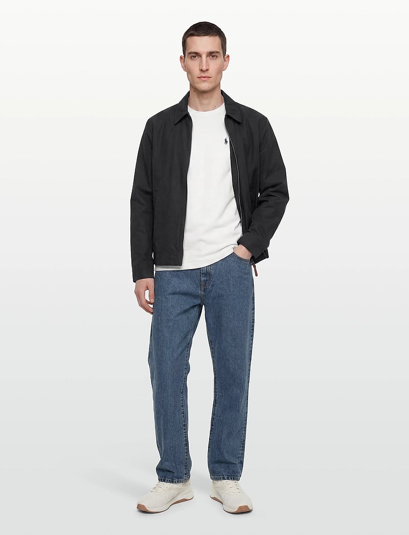 Timberland - STRATHAM DWR Stratham Cotton Bomber BLACK - forårsjakker - black - 0