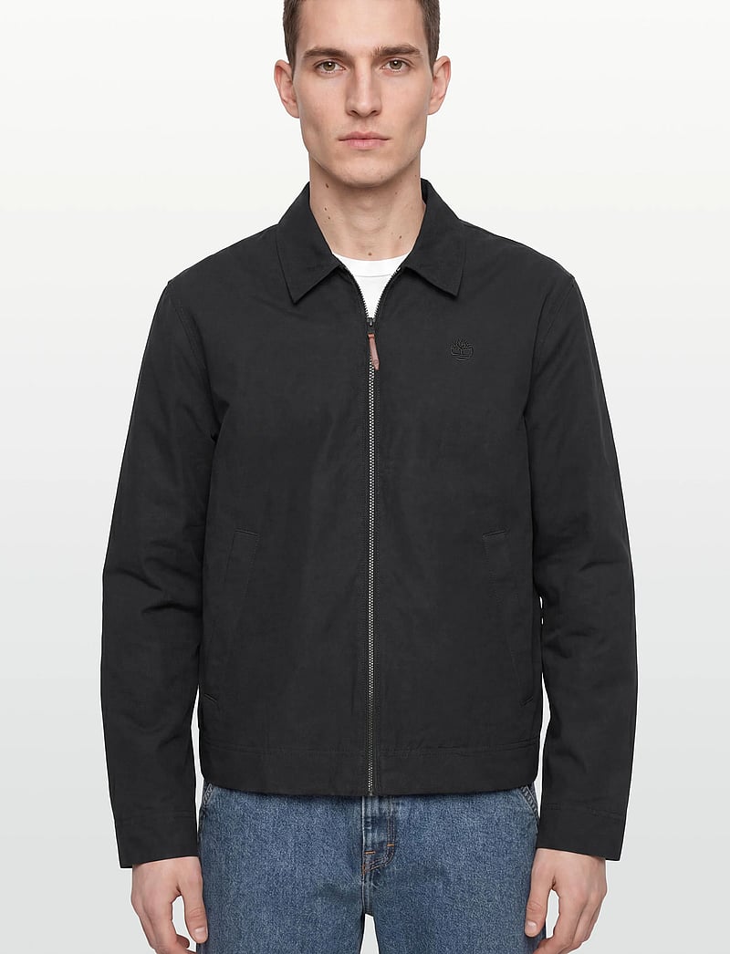 Timberland - STRATHAM DWR Stratham Cotton Bomber BLACK - forårsjakker - black - 3