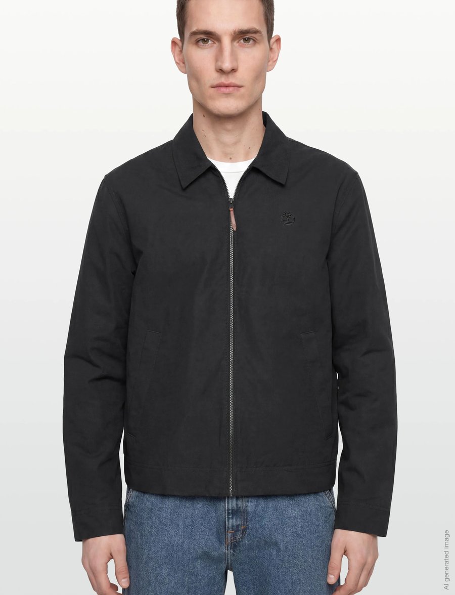 Timberland - STRATHAM DWR Stratham Cotton Bomber BLACK - vestes de printemps - black - 3