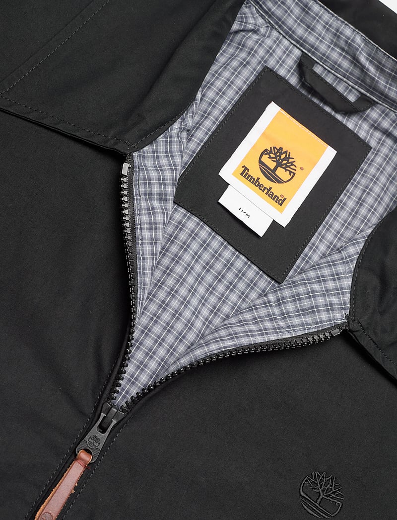 Timberland - STRATHAM DWR Stratham Cotton Bomber BLACK - vårjackor - black - 2