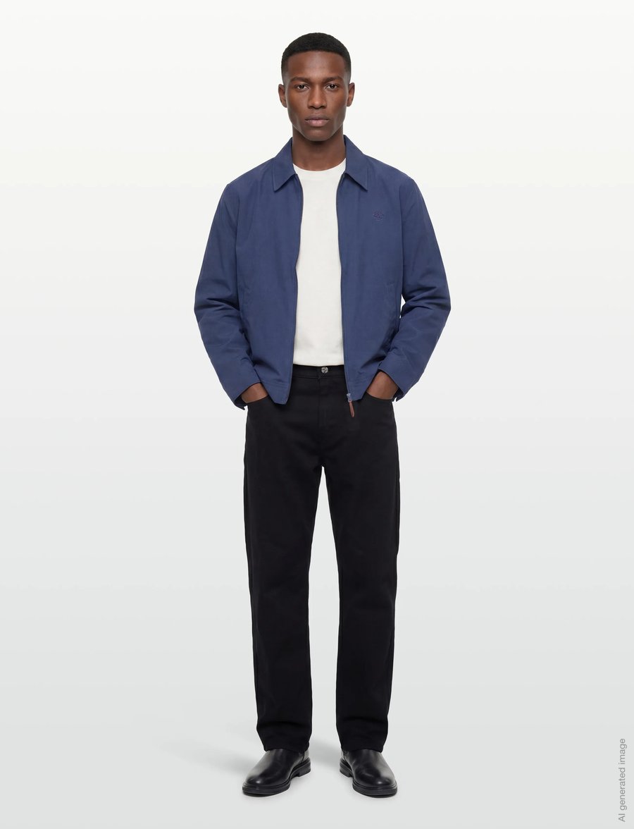 Timberland - STRATHAM DWR Stratham Cotton Bomber OCEANA - frühlingsjacken - dark blue - 0
