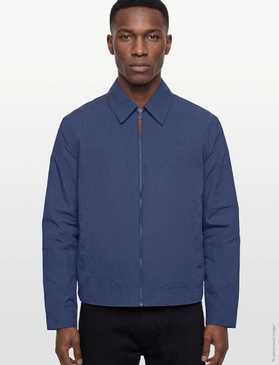 Timberland - STRATHAM DWR Stratham Cotton Bomber OCEANA - frühlingsjacken - dark blue - 3
