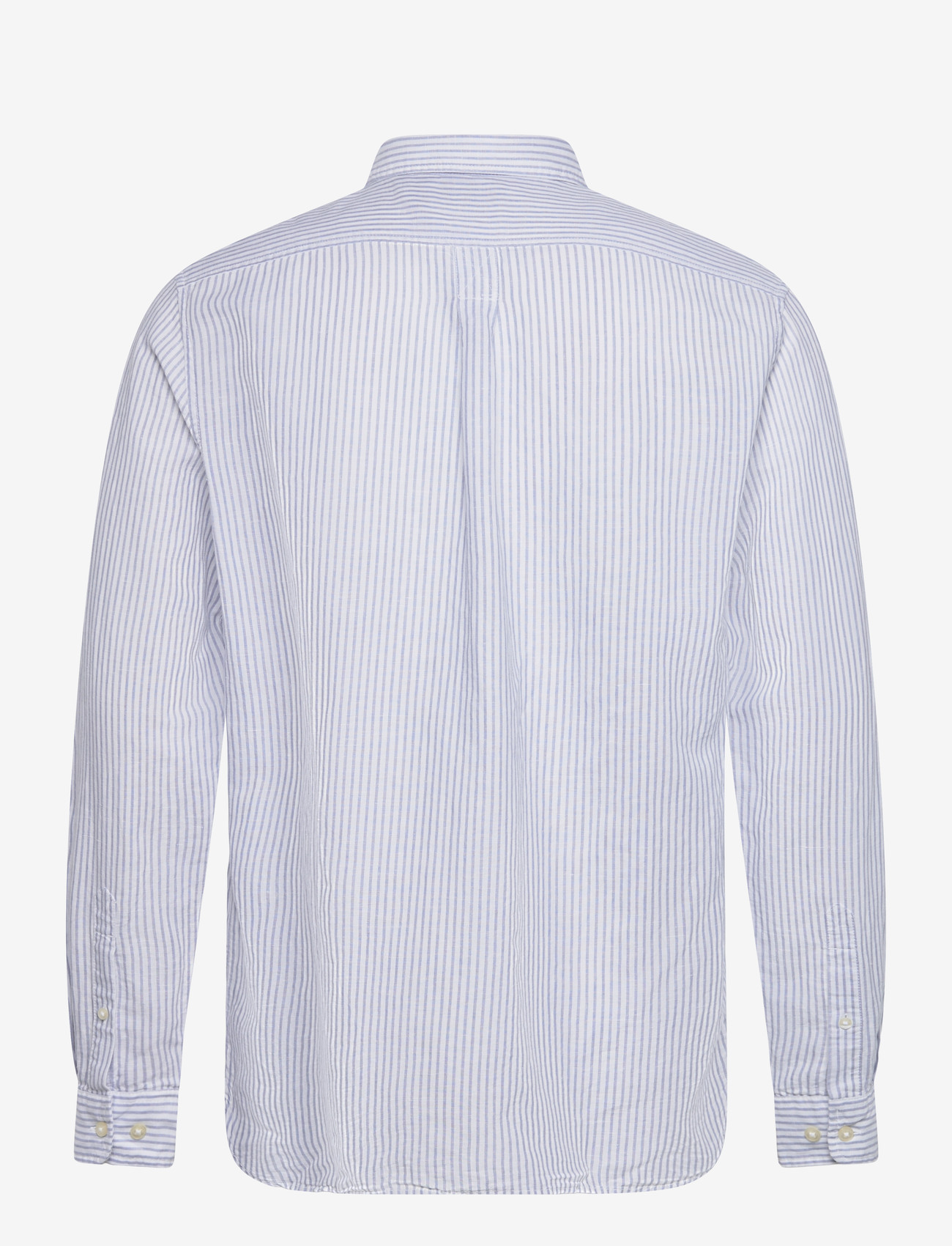 Timberland - MILL BROOK Linen Striped Shirt (Regular) STONE WASH YD - striped shirts - medium blue - 1