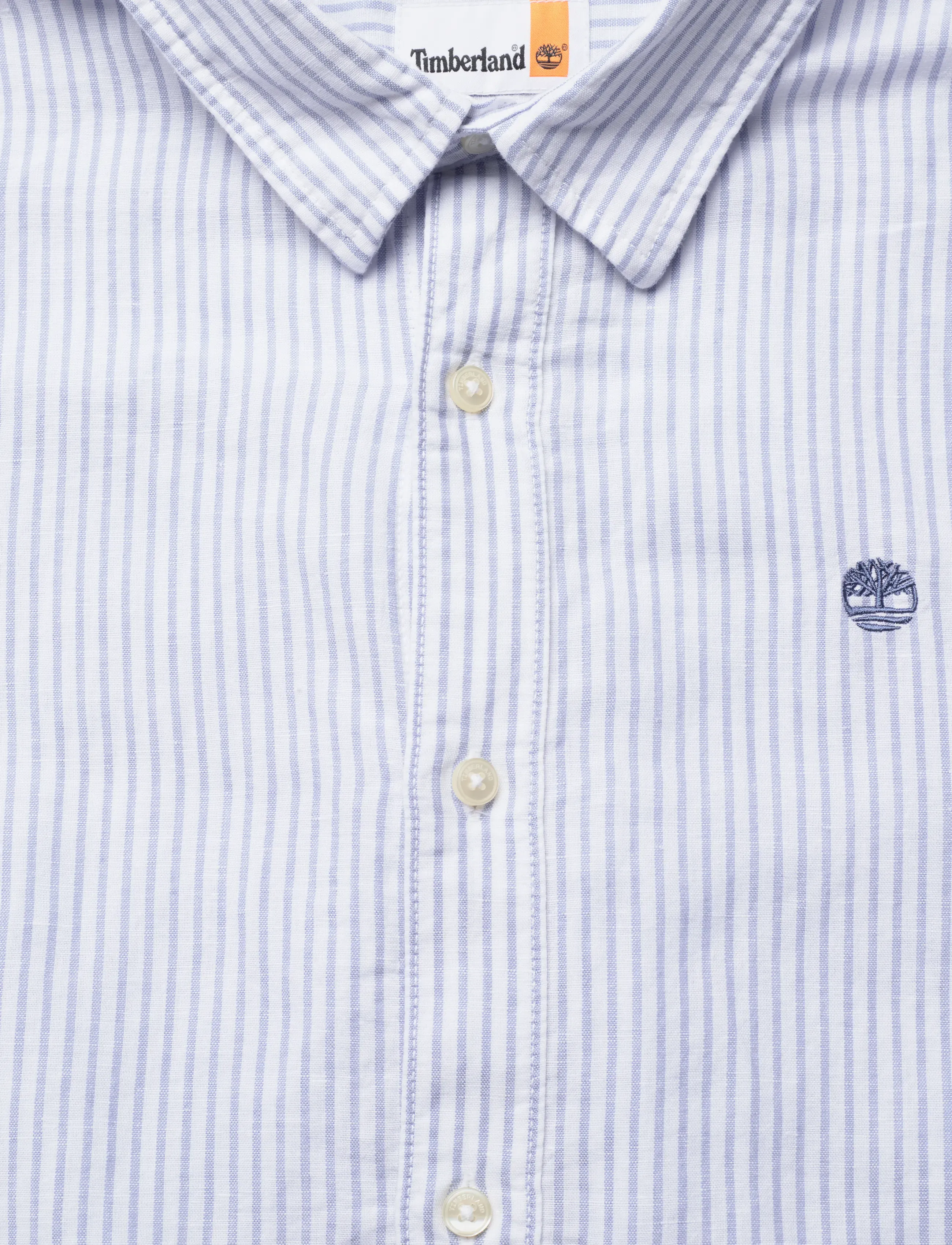 Timberland - MILL BROOK Linen Striped Shirt (Regular) STONE WASH YD - gestreifte hemden - medium blue - 2
