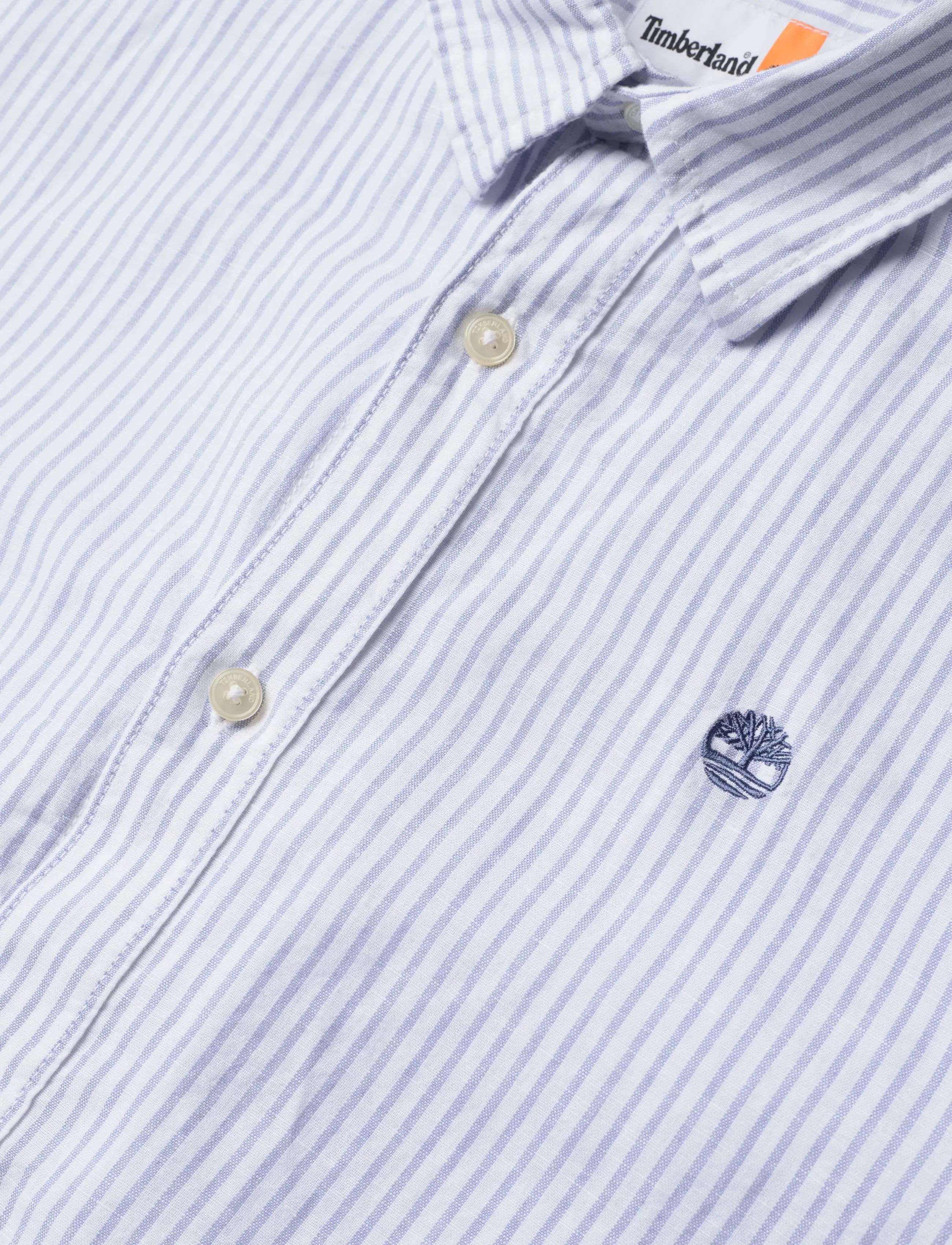 Timberland - MILL BROOK Linen Striped Shirt (Regular) STONE WASH YD - gestreifte hemden - medium blue - 3