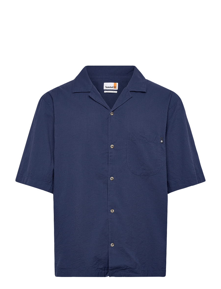 Timberland - SS Seersucker Resort Shirt OCEANA YD - casual overhemden - dark blue - 1
