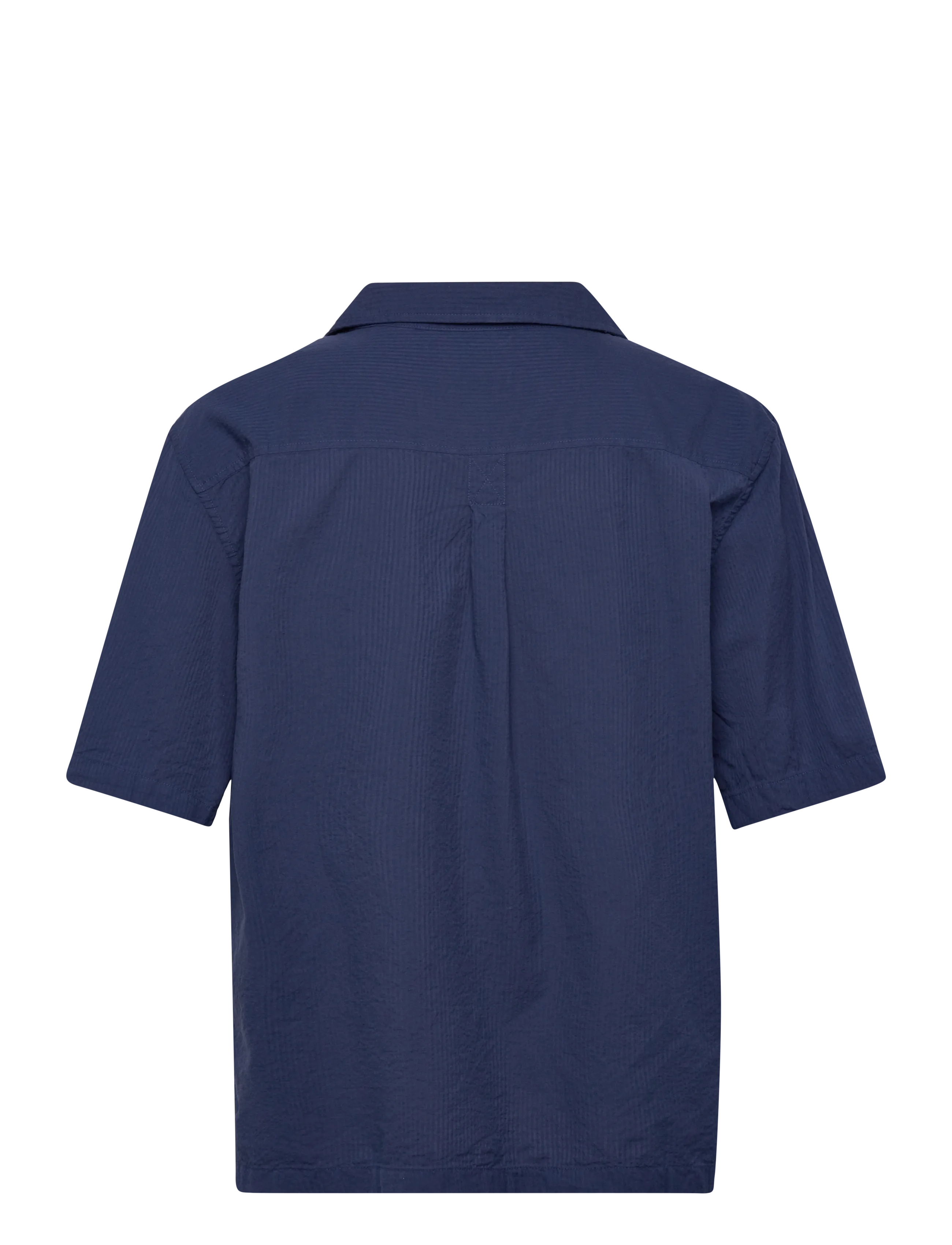 Timberland - SS Seersucker Resort Shirt OCEANA YD - vabaajasärgid - dark blue - 2