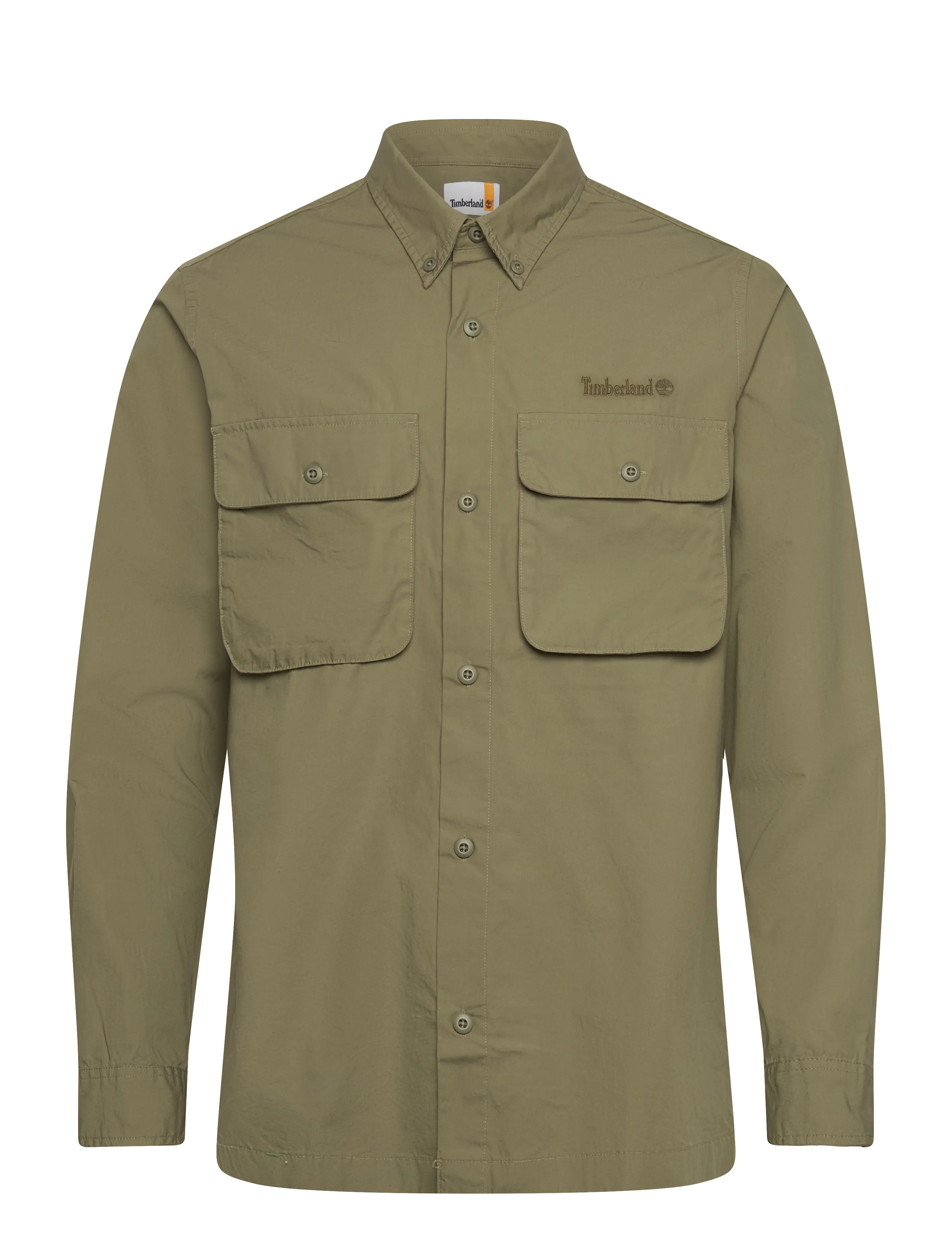 Timberland Ls Utility Overshirt Cassel Earth, XXL, Khaki green, Overdele > Overtrøjer, Herre