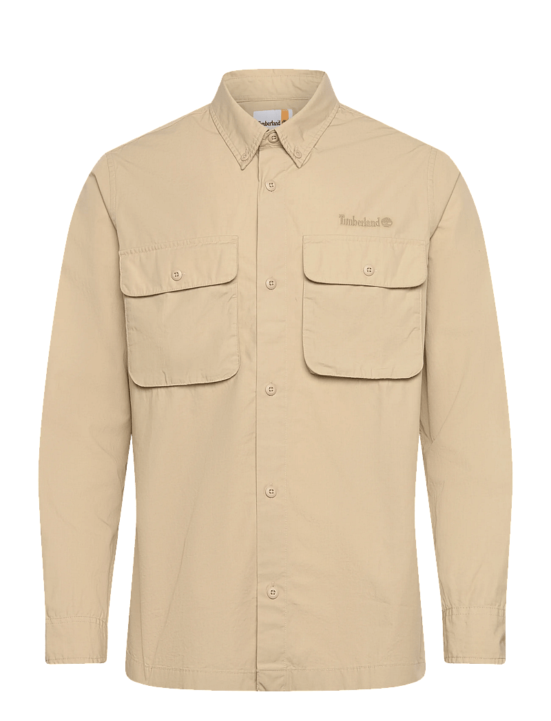 Timberland - LS Utility Overshirt SAFARI - frühlingsjacken - medium beige - 0