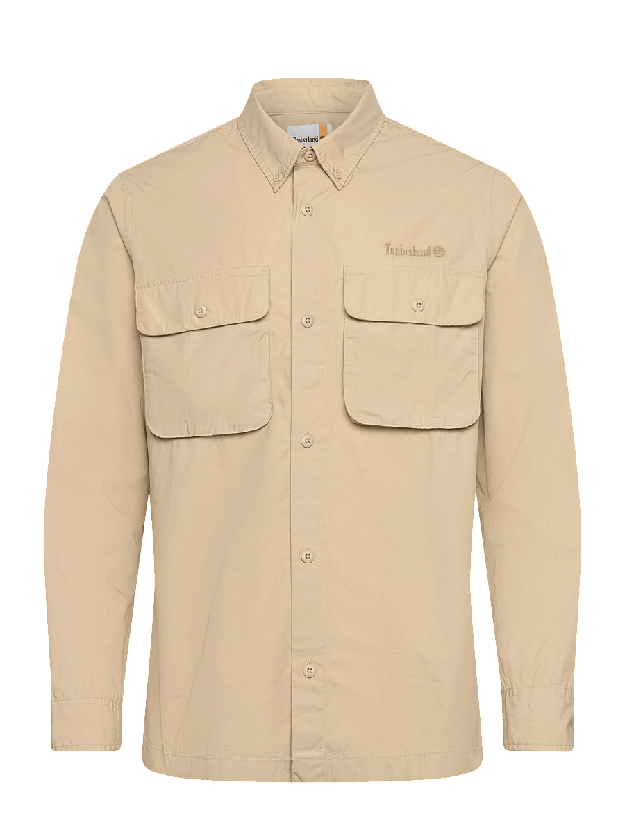 Timberland - LS Utility Overshirt SAFARI - frühlingsjacken - medium beige - 1