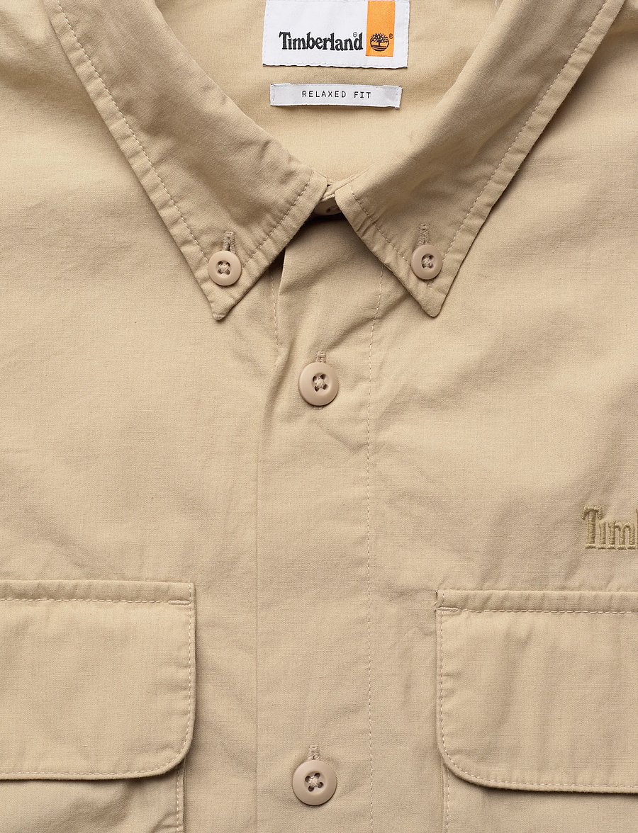 Timberland - LS Utility Overshirt SAFARI - frühlingsjacken - medium beige - 5