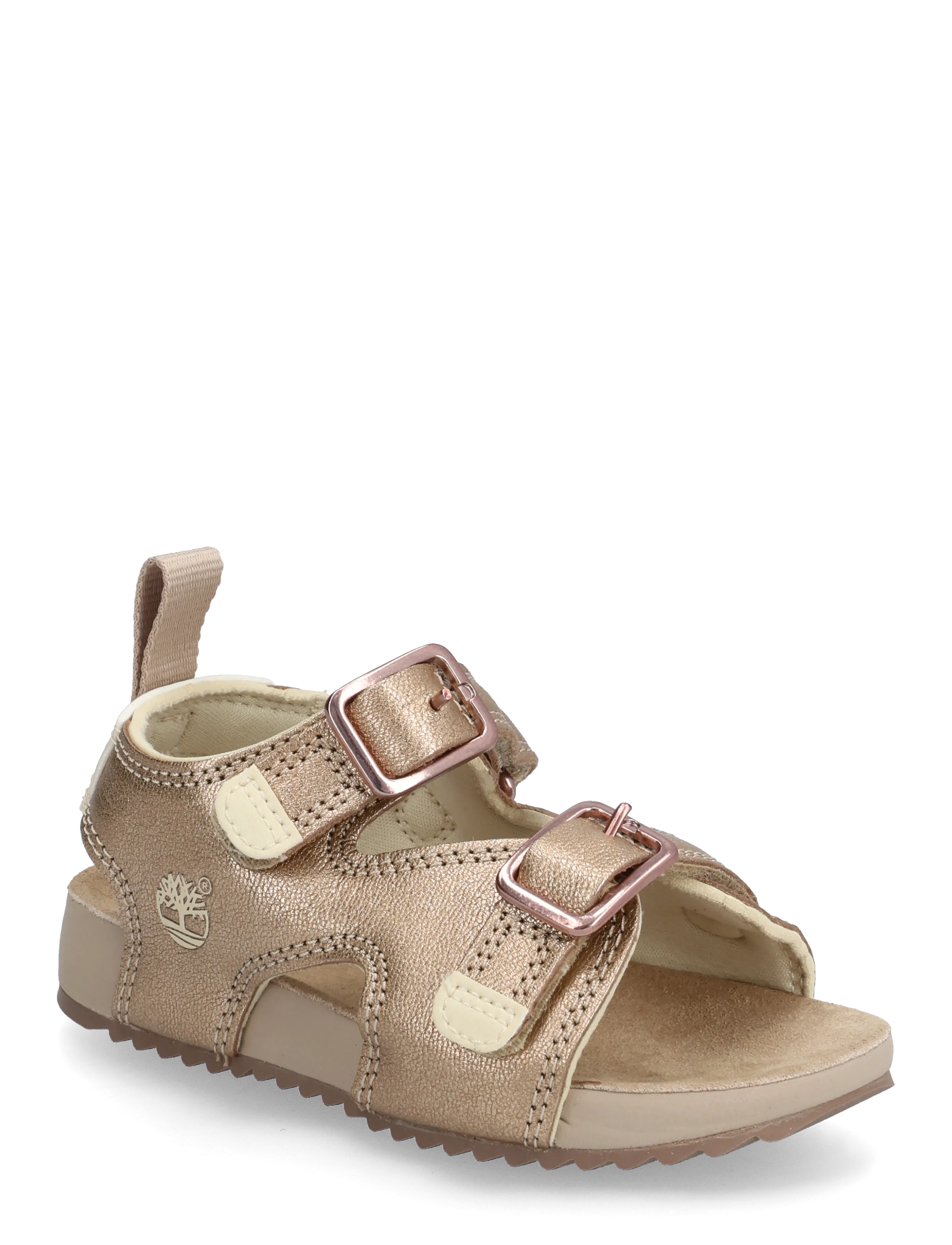 Timberland Castle Island Backstrap Sandal Light Pink Metallic, 26, Summer Schuhe, Rosa - Sandals, Kinder