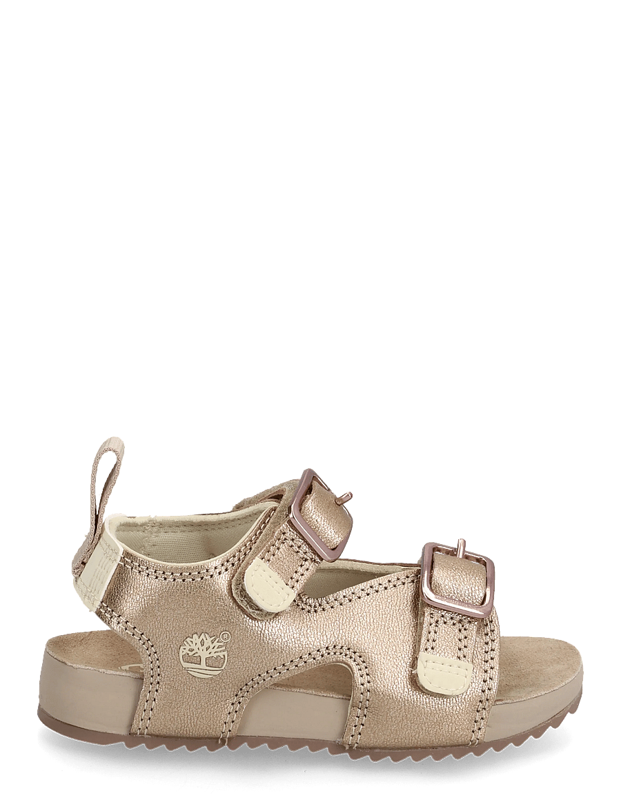 Timberland - CASTLE ISLAND BACKSTRAP SANDAL LIGHT PINK METALLIC - sandalen - light pink - 1