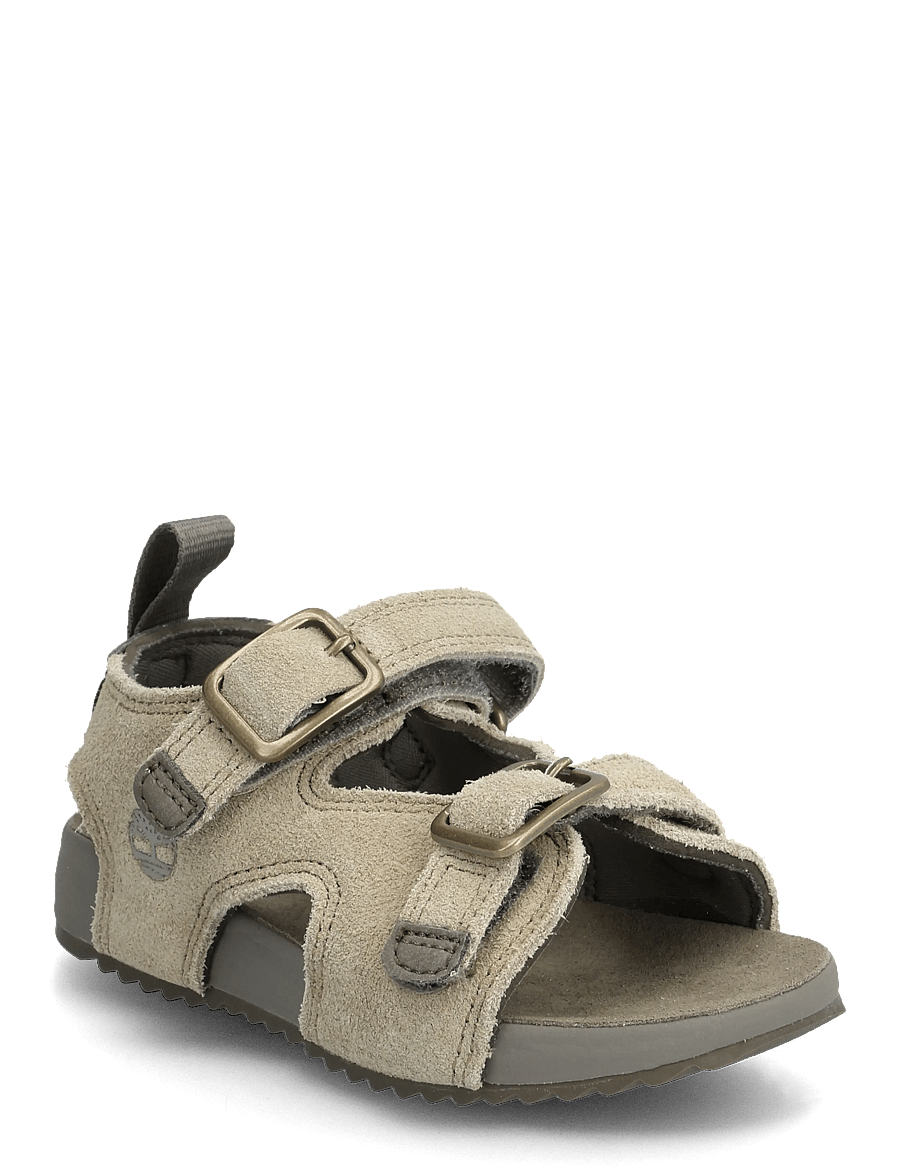 Timberland - CASTLE ISLAND BACKSTRAP SANDAL LIGHT BEIGE SUEDE - sandalen - light beige - 0