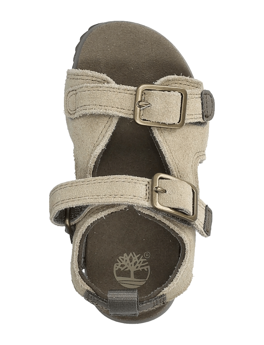 Timberland - CASTLE ISLAND BACKSTRAP SANDAL LIGHT BEIGE SUEDE - sandalen - light beige - 3