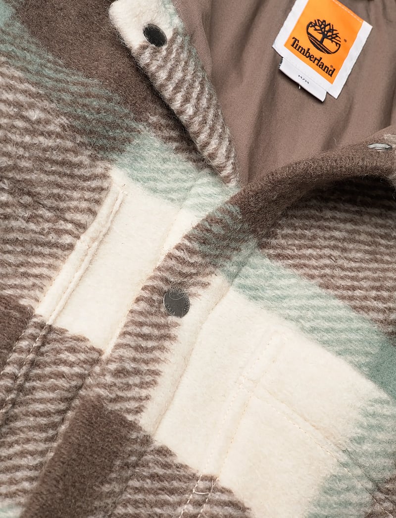 Timberland - Wool Blend Shacket - jacken - vintge white yd - 2