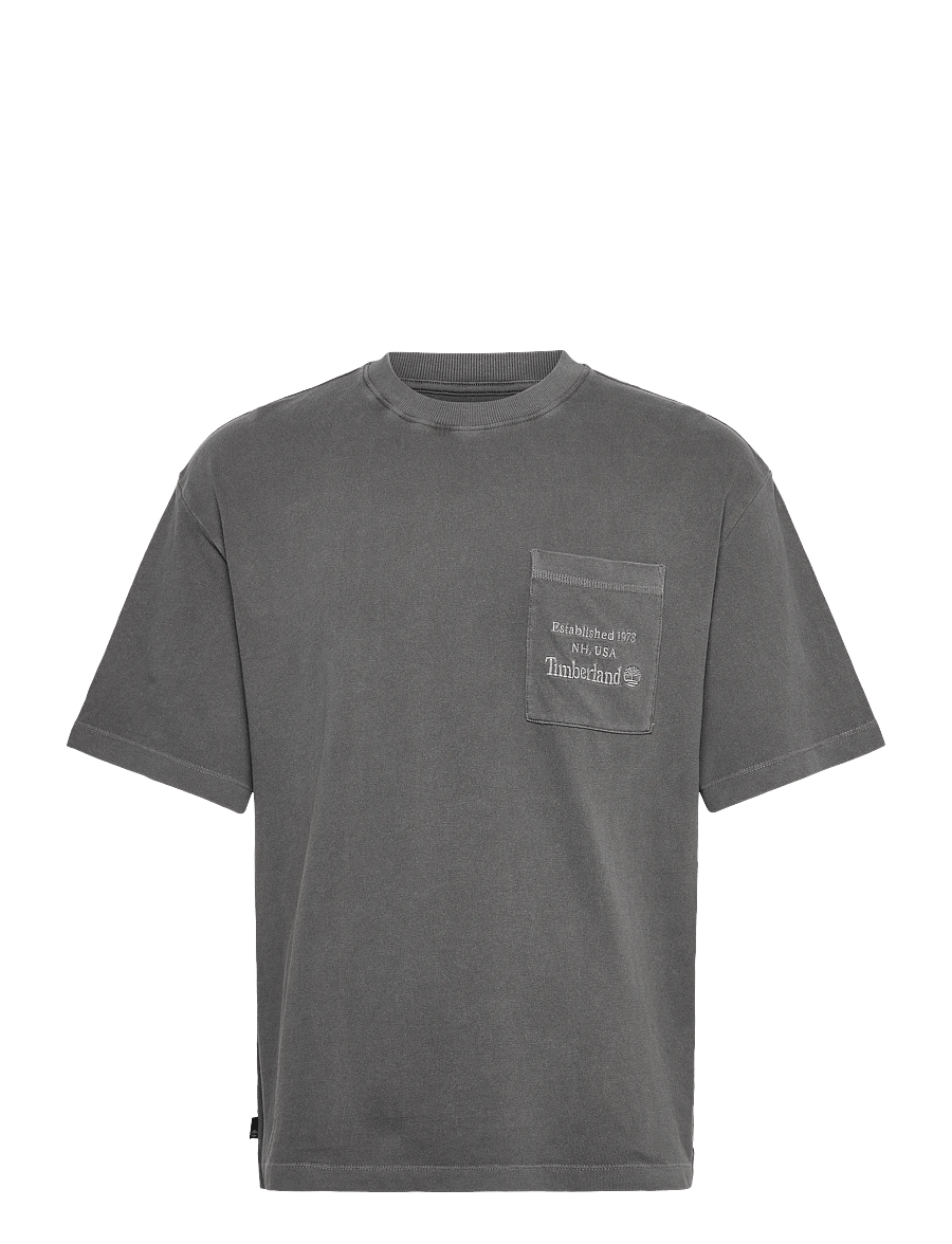 Timberland - GD Heavyweight Chest Pocket Tee BLACKENED PEARL - kurzärmelig - dark grey - 1