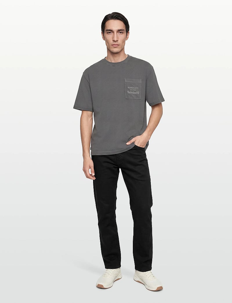 Timberland - GD Heavyweight Chest Pocket Tee BLACKENED PEARL - kurzärmelig - dark grey - 0