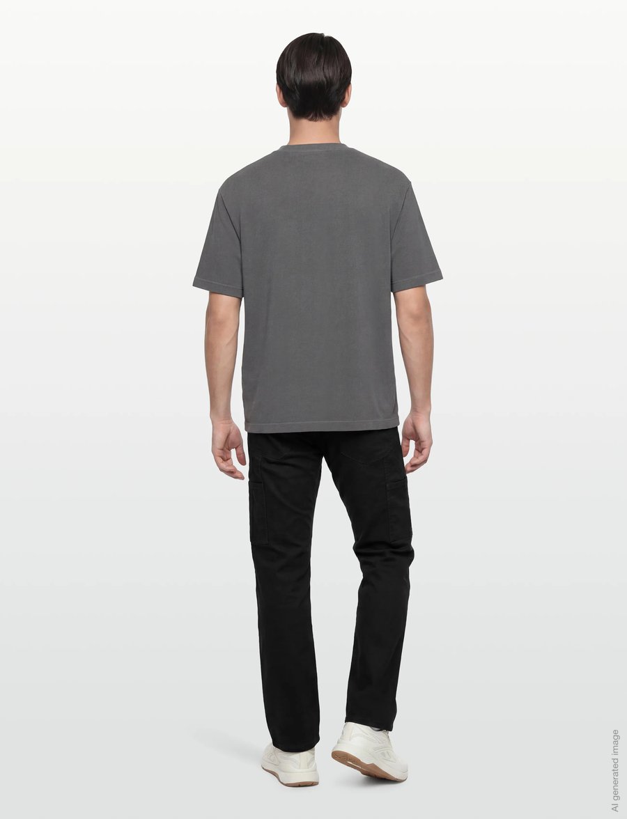 Timberland - GD Heavyweight Chest Pocket Tee BLACKENED PEARL - kurzärmelig - dark grey - 4
