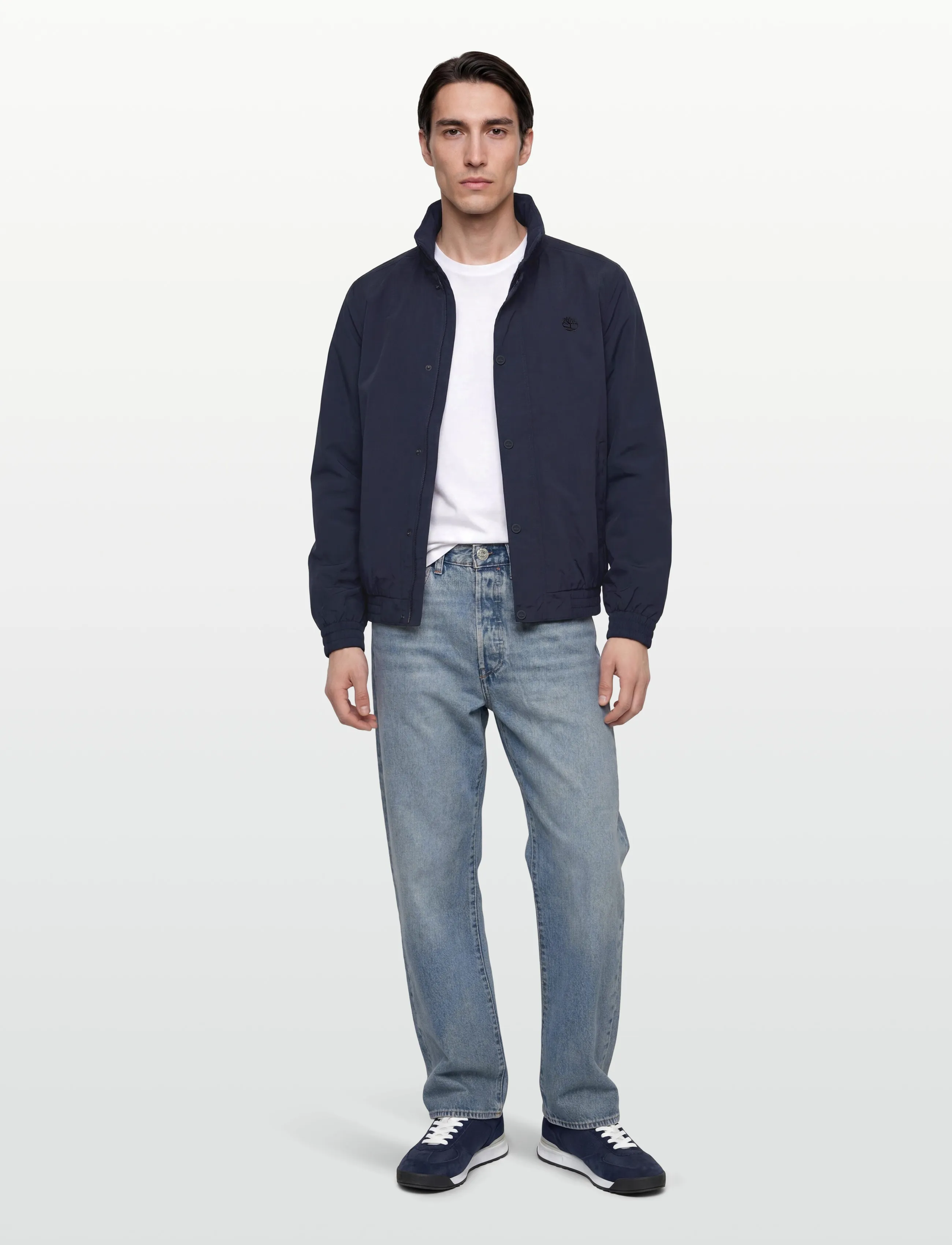 Timberland Waterproof Bomber Dark Sapphire, L, Jackets, Marineblau - Männerswear