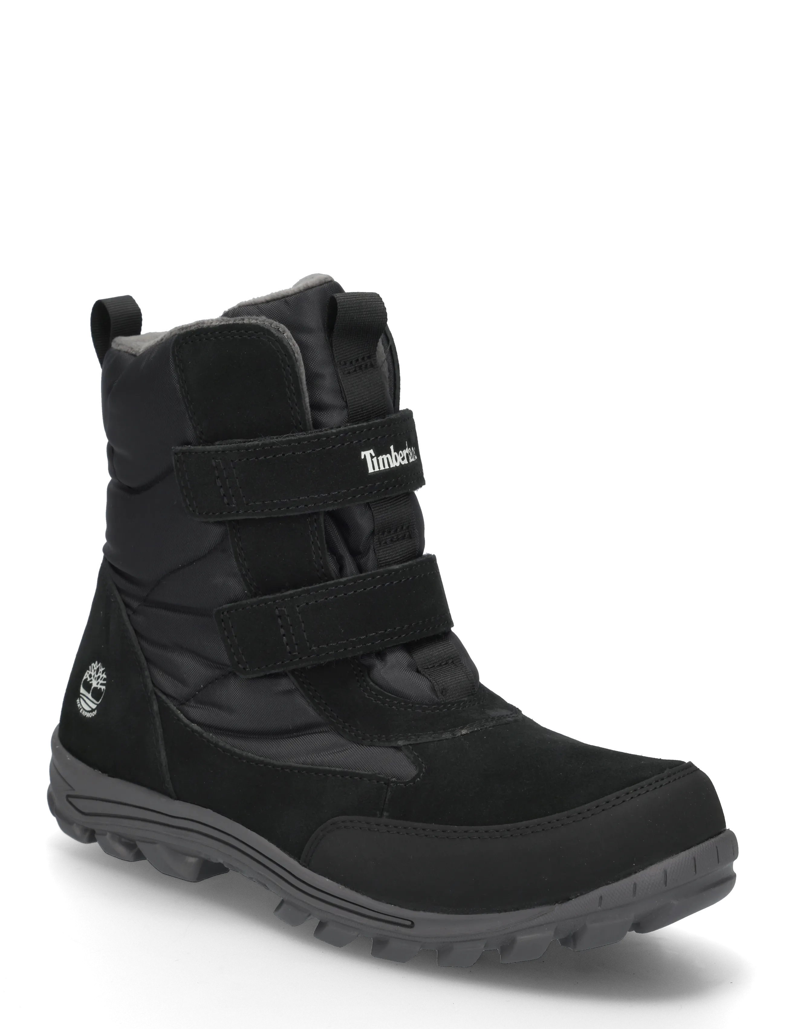 Timberland MID HOOK & LOOP WATERPROOF SNOW BOOT - Schuhe - BLACK / black