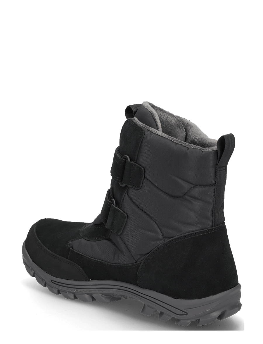 Timberland - MID HOOK & LOOP WATERPROOF SNOW BOOT - talvesaapad - black - 1